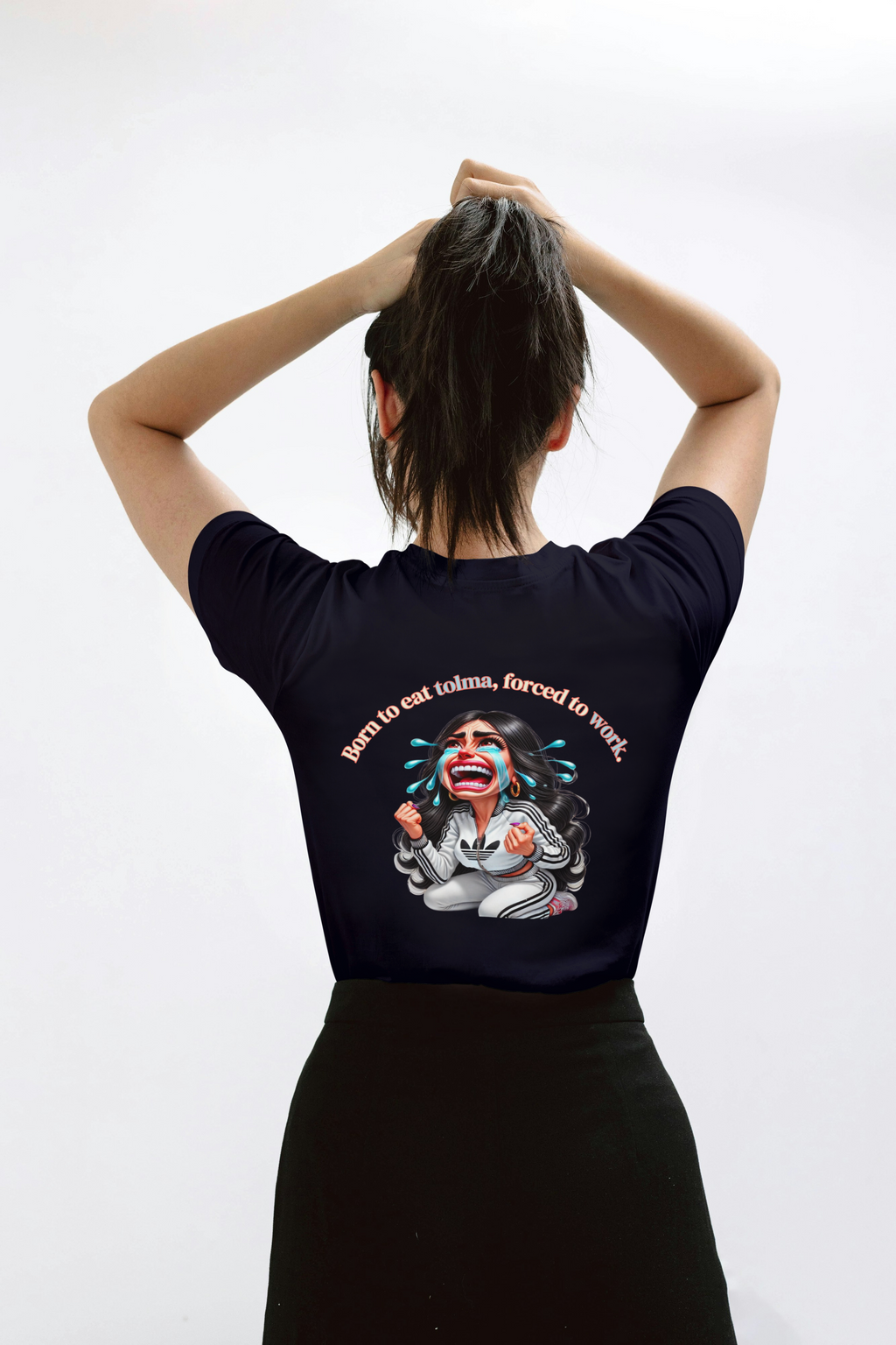 Women's t-shirt - Born to Eat Tolma